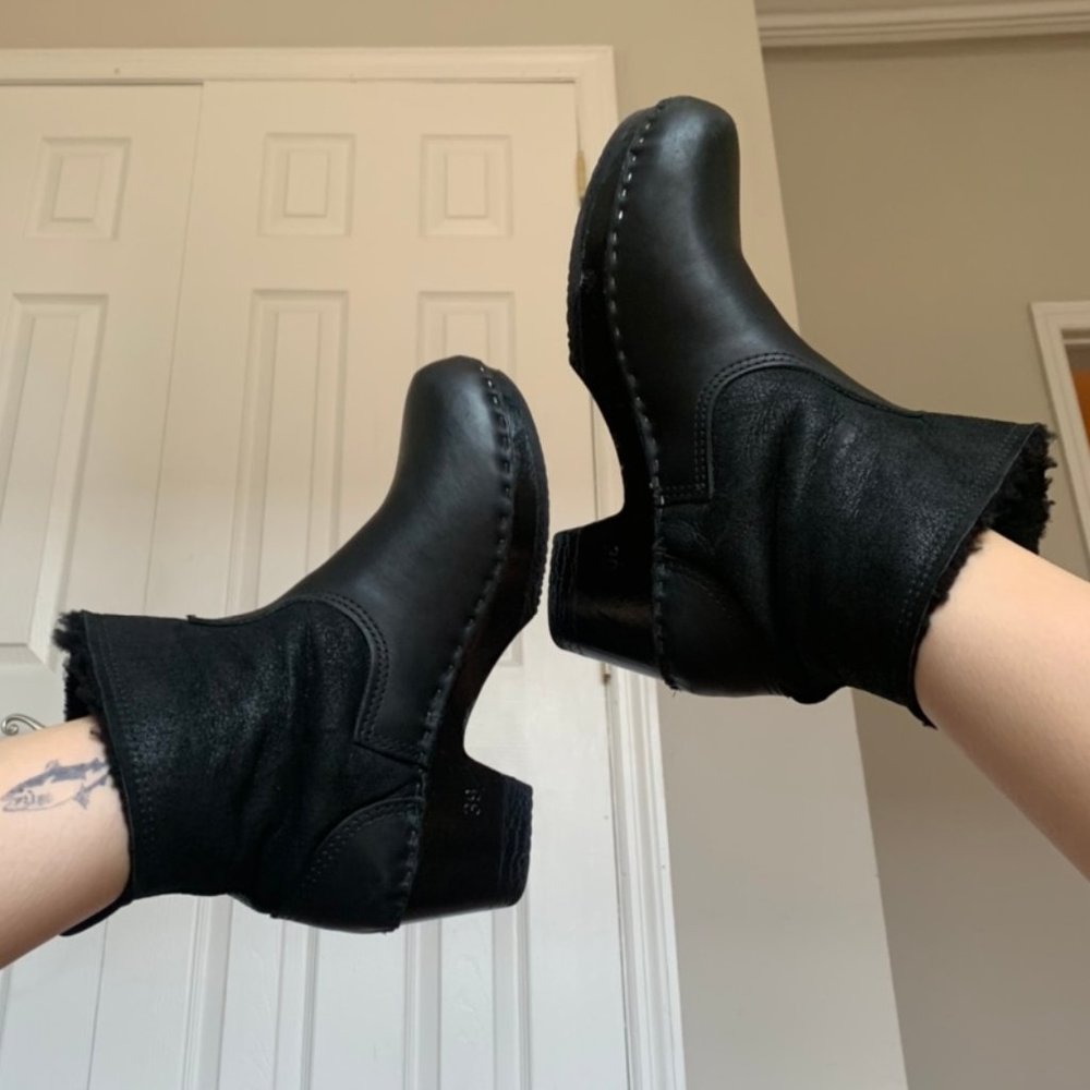 No. 6 Shearling Clog Boots